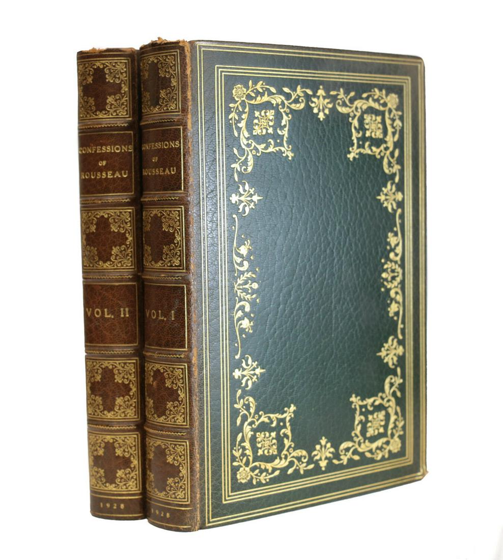 Edmond Hedouin, The Confessions of Jean Jacques Rousseau, Vol I and II 1928 (1 of 9)