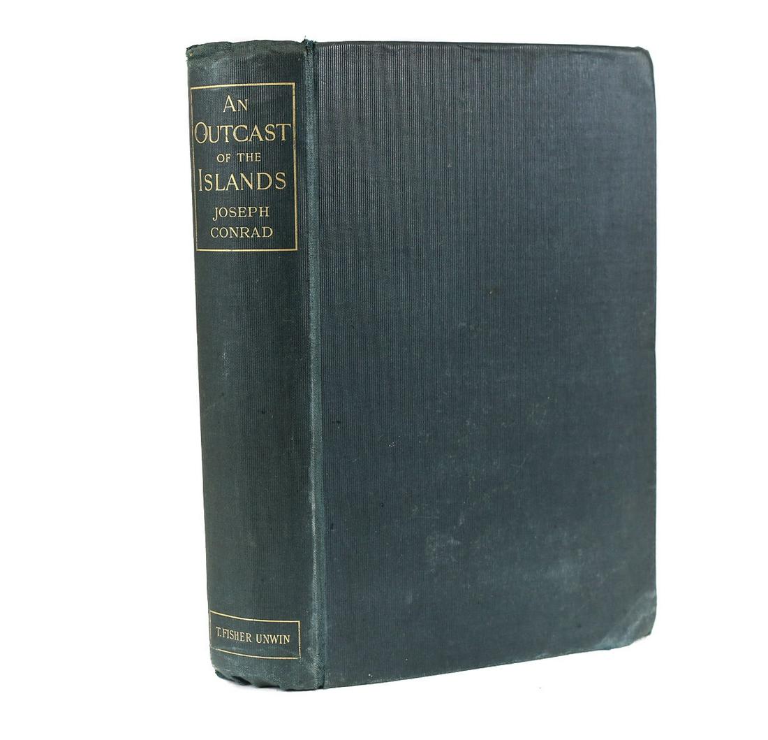 Joseph Conrad  'An Outcast of the Islands'. T. Fisher Unwin, 1896. 1st Edition (1 of 4)