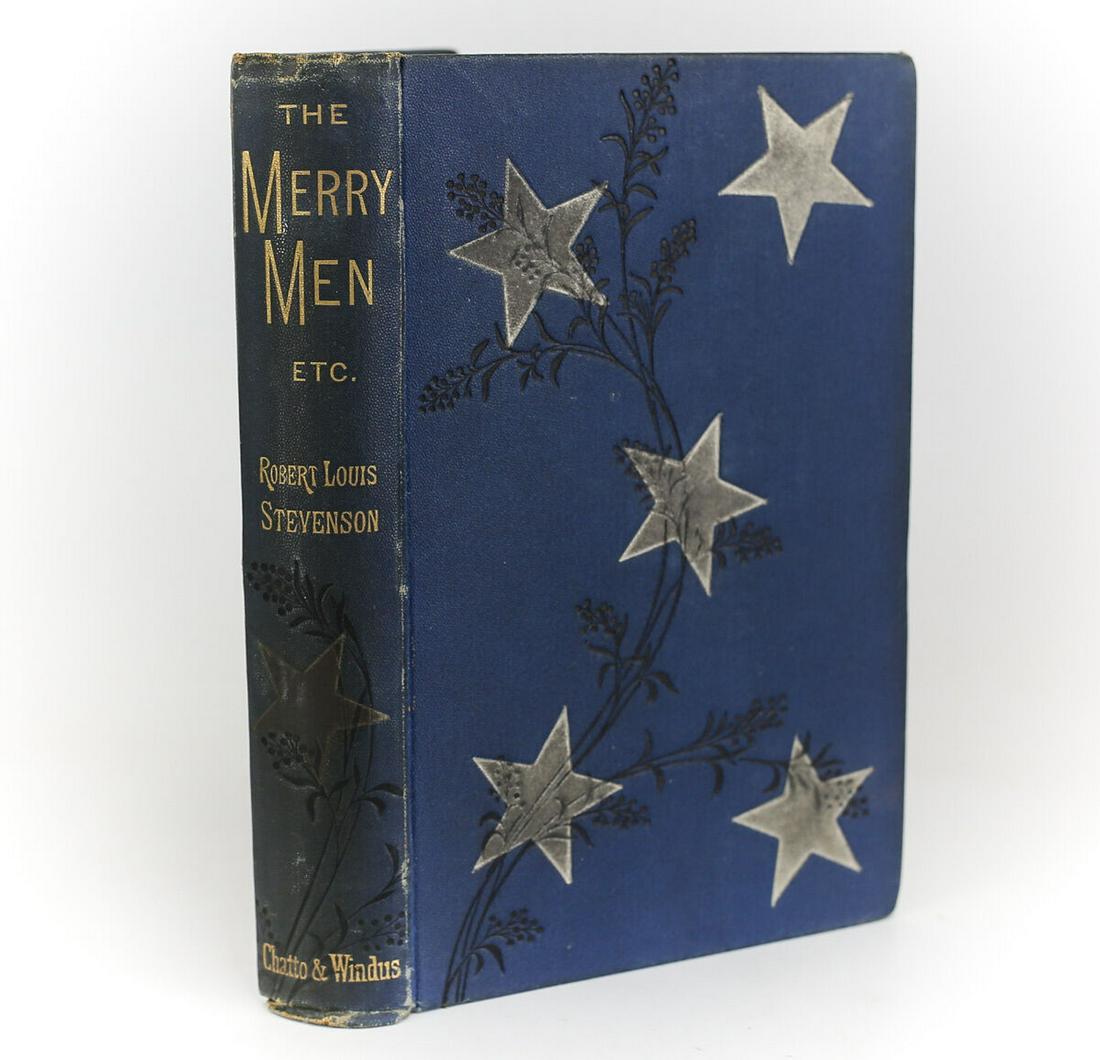 Robert Louis Stevenson 'The Merry Men and Other Tales and Fablesâ€™ 1887 1st Ed (1 of 5)