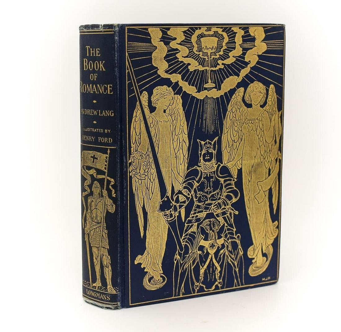 Andrew Lang  'The Book of Romance'. Longmans, Green, & Co, 1902 London 1st Ed (1 of 7)