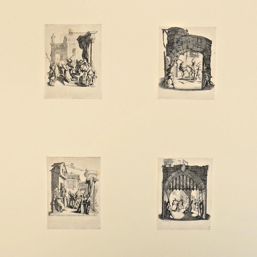 Jacques Callot French 1592-1635 La Petite Passion 4 Etchings (1 of 6)