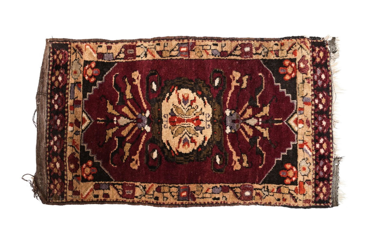 Kudistan Wool Pile Rug c1920 (1 of 6)