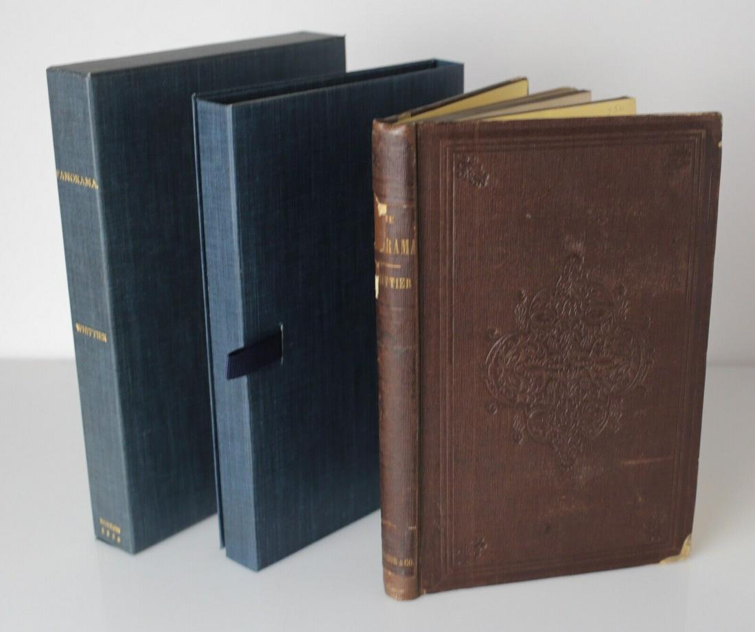 John G. Whittier, The Panorama, and Other Poems, 1856 signed (1 of 8)