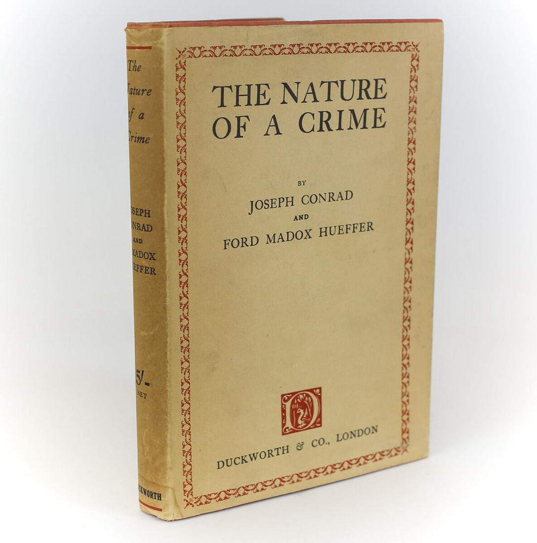 Joseph Conrad 'The Nature of a Crime'. Duckworth & Company 1924 1st edition DJ (1 of 7)
