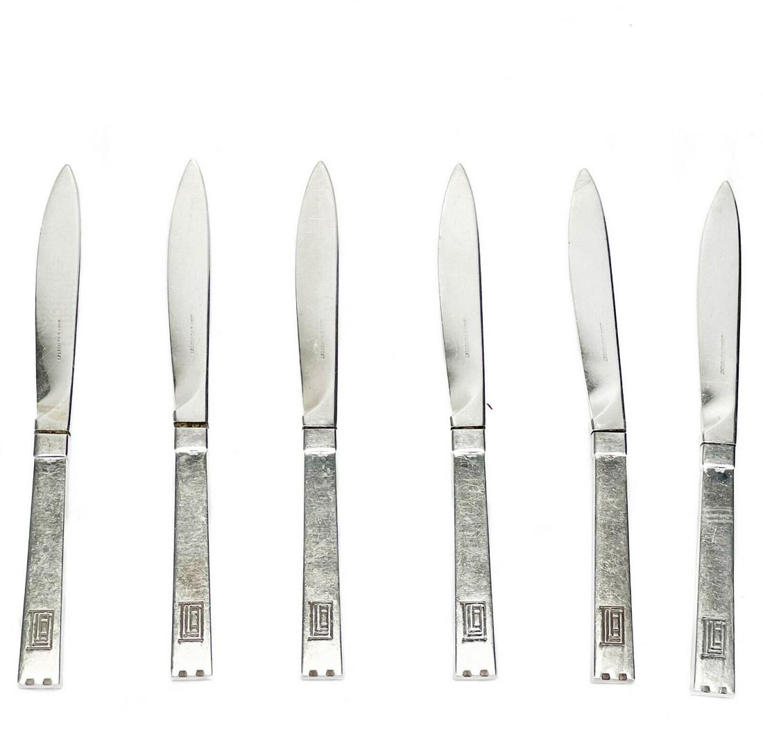 6 Jean Puiforcat French 950 Sterling Silver Dessert Knives in Monaco (1 of 8)