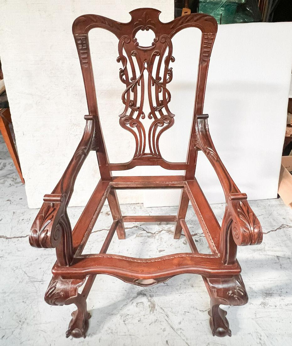 Chippendale Style Arm Chair (1 of 9)