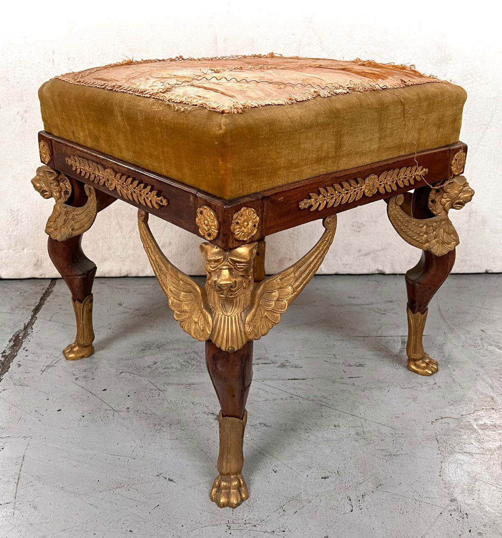 French Empire style Ottoman bench (1 of 4)