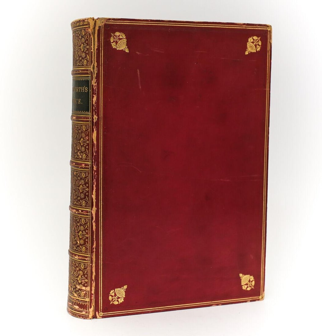 Christopher Wordsworth Greece: Pictoral, Descriptive and Historical. 1859: Wordsworth, Christopher Greece: Pictoral, Descriptive and Historical. London: John Murray, Albemarle Street. 1859 Printed by Richard Clay ; Bread Street Hill. Hardback w/ Red and gilt Lettering 452pp.