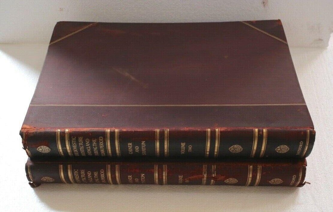 Thomas Garner, Arthur Stratton The Domestic Architecture of England Folio 1911 (1 of 12)