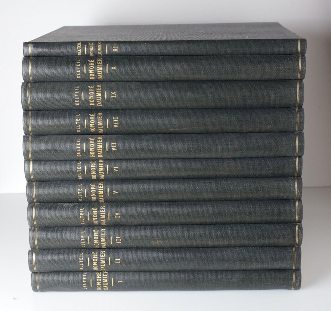 11vol Loys Delteil, Le Peintre-Graveur Illustre XIX et XX Siecles Honore Daumier (1 of 9)