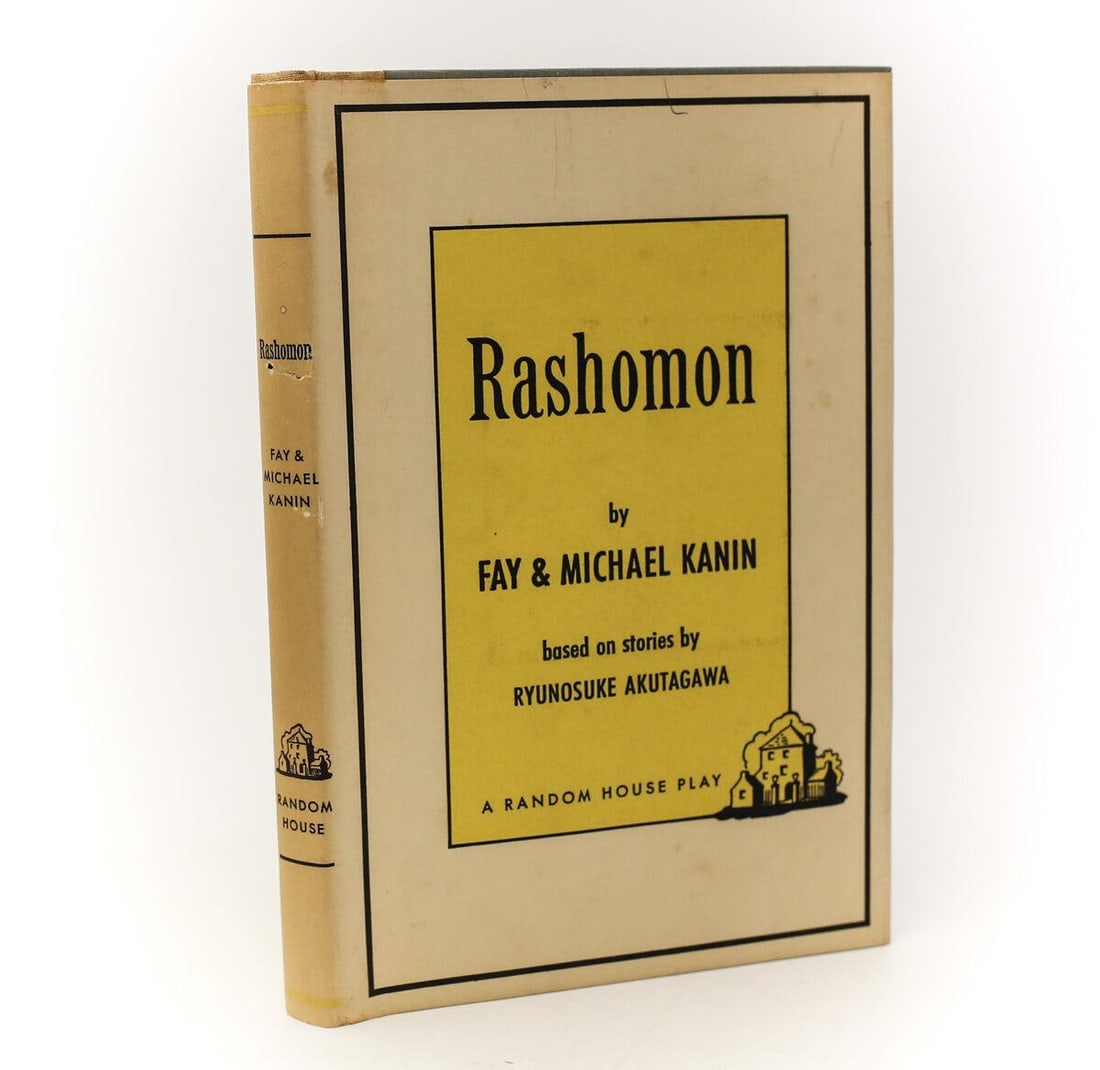 Fay & Michael Kanin Rashomon Random House 1959 1st Ed DJ Estate of Jerry Wald (1 of 6)