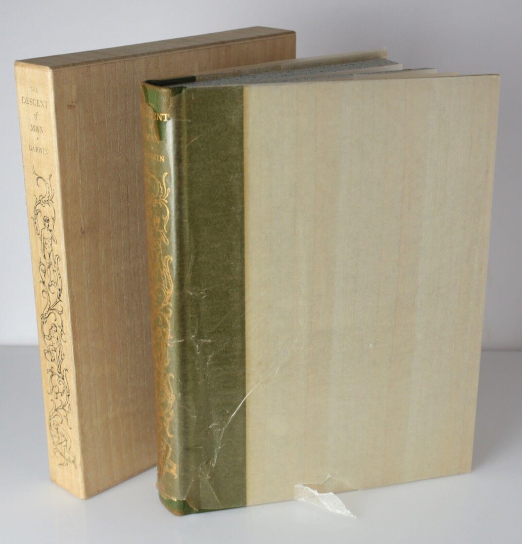 Charles Darwin, The Descent of Man and Selection Ltd Editions Club 1971 Signed (1 of 5)