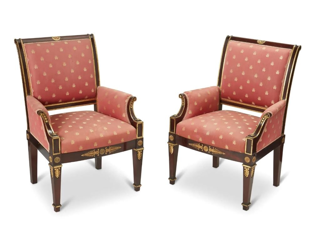 Two French Empire-style armchairs (1 of 6)