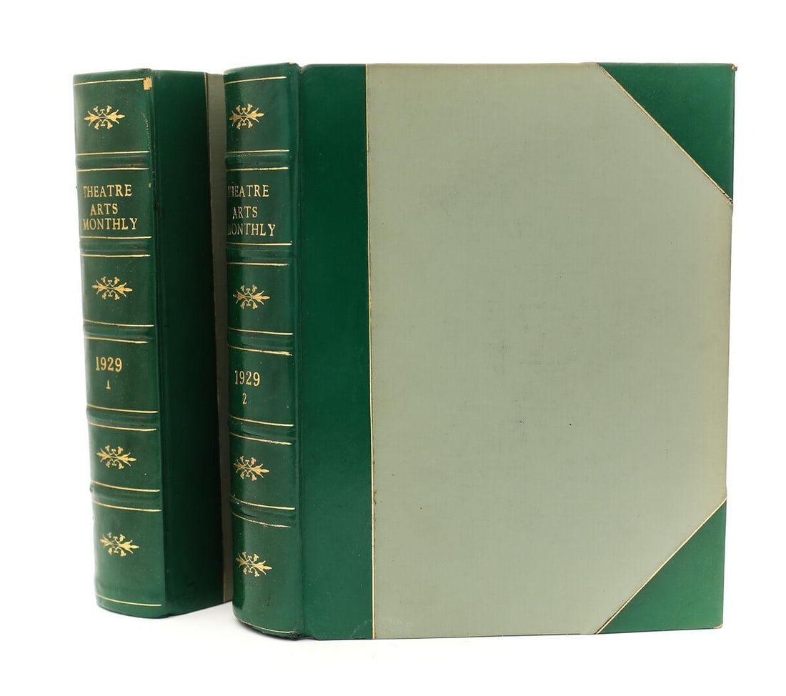 Edith J.R. Issacs Theater Arts Monthly XIII 1929 2 Vol set Jerry Wald Estate (1 of 6)