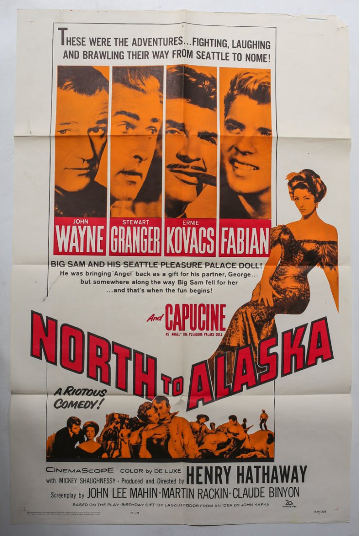 Movie Poster 'North to Alaska' (1960) Folded 1 Sheet (1 of 3)