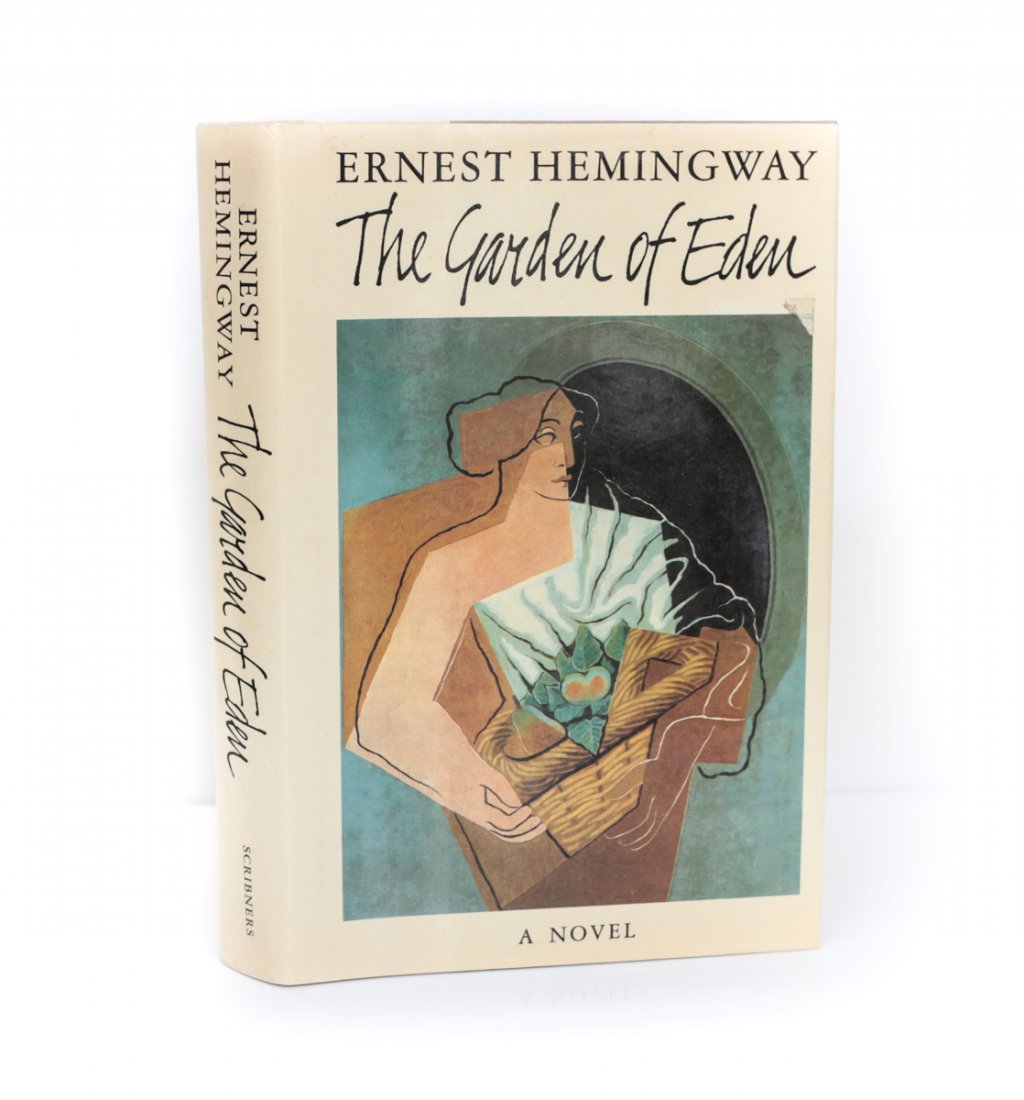 Hemingway, Ernest The Garden of Eden 1st Ed w DJ: Hemingway, Ernest 'The Garden of Eden' Charles Scribner's Sons, 1986. 1st edition hardcover w/ DJ. White and tanned cloth boards with blue printing and embossed to the cover. 247 pages. Weight Approx.