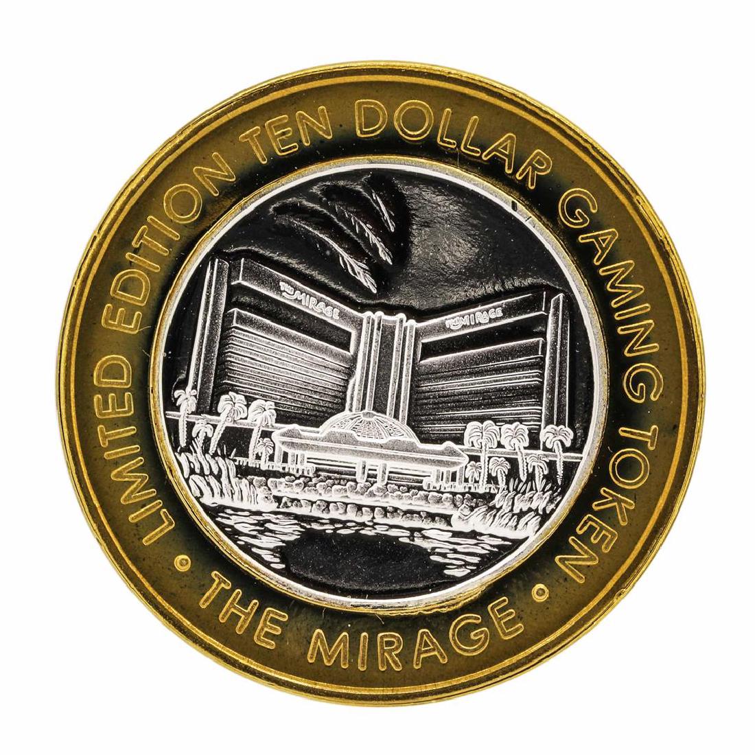 .999 Silver Mirage Las Vegas Nevada $10 Casino Limited: One .999 Silver Mirage Las Vegas Nevada $10 Casino Limited Edition Gaming Token.