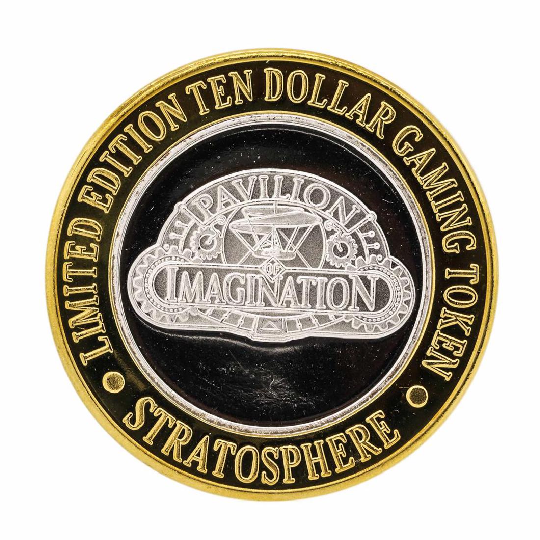 .999 Silver Stratosphere Las Vegas, NV $10 Casino: One .999 Silver Stratosphere Las Vegas, NV $10 Casino Limited Edition Gaming Token.