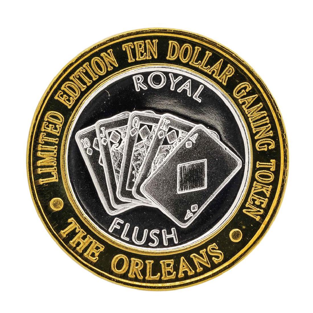 .999 Silver The Orleans Hotel & Casino Las Vegas, NV: One .999 Silver The Orleans Hotel & Casino Las Vegas, NV $10 Limited Edition Gaming Token.