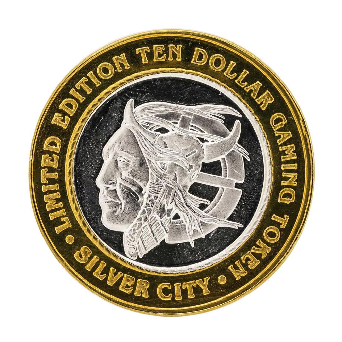 .999 Silver Silver City Las Vegas, Nevada $10 Limited: One .999 Silver Silver City Las Vegas, Nevada $10 Limited Edition Gaming Token.