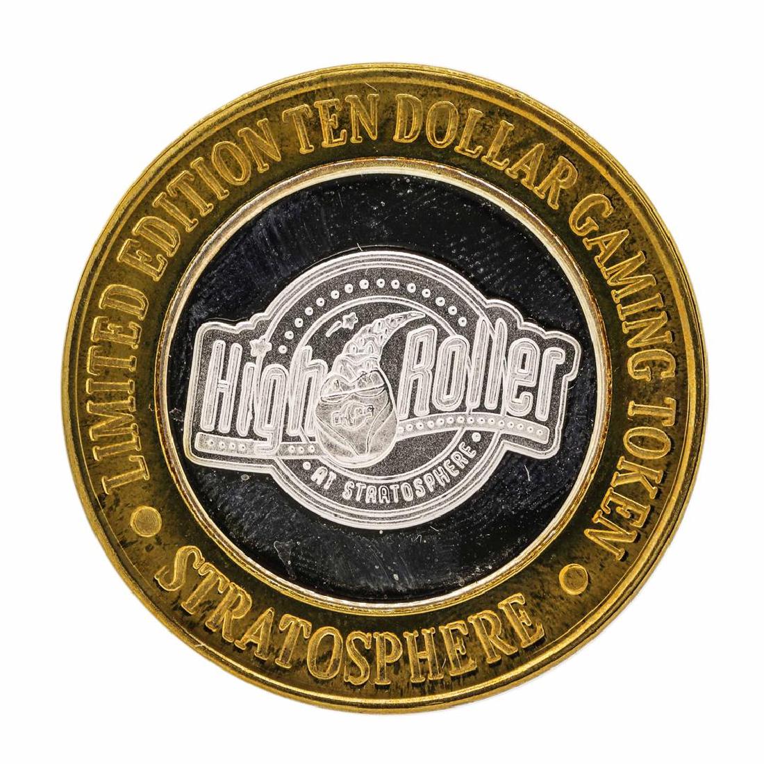 .999 Silver Stratosphere Las Vegas, NV $10 Casino: One .999 Silver Stratosphere Las Vegas, NV $10 Casino Limited Edition Gaming Token.