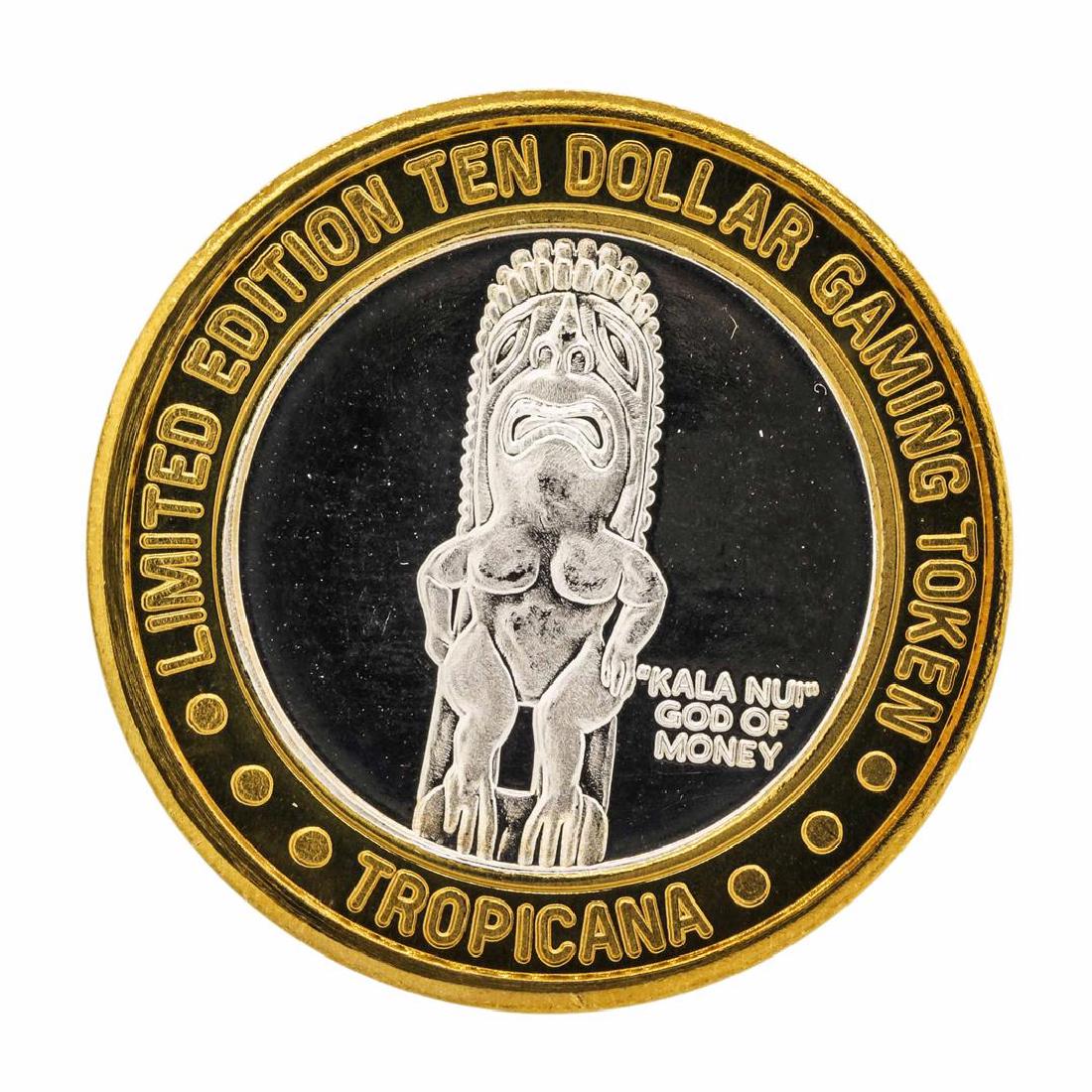 .999 Fine Silver Tropicana Las Vegas $10 Casino Limted: One .999 Fine Silver Tropicana Las Vegas $10 Casino Limted Edition Gaming Token.