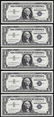 Lot of (5) Consecutive 1957 $1 Silver Certificate Notes