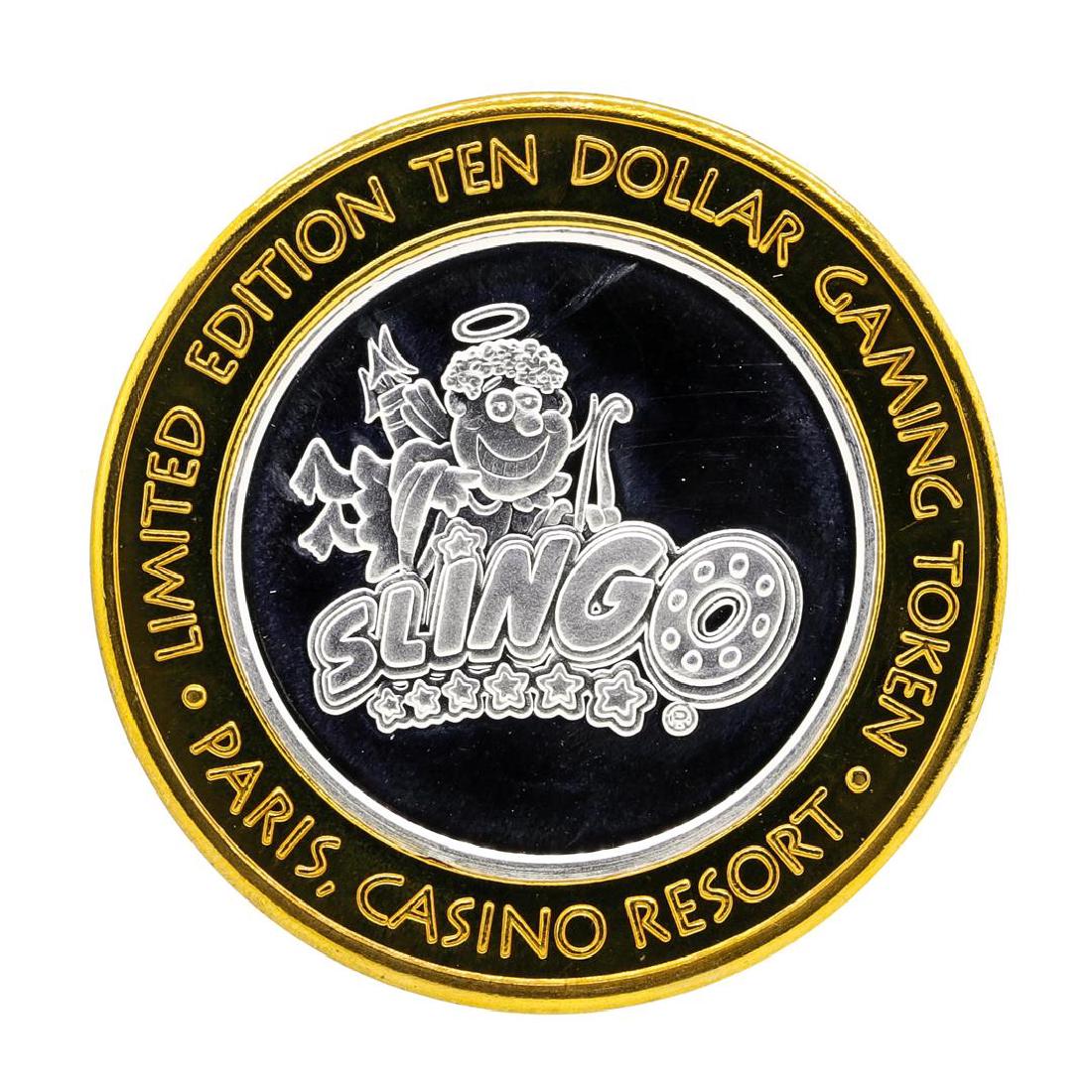 .999 Silver Paris Casino Resort Las Vegas, NV $10: One .999 Silver Paris Casino Resort Las Vegas, NV $10 Casino Gaming Token Limited Edition.