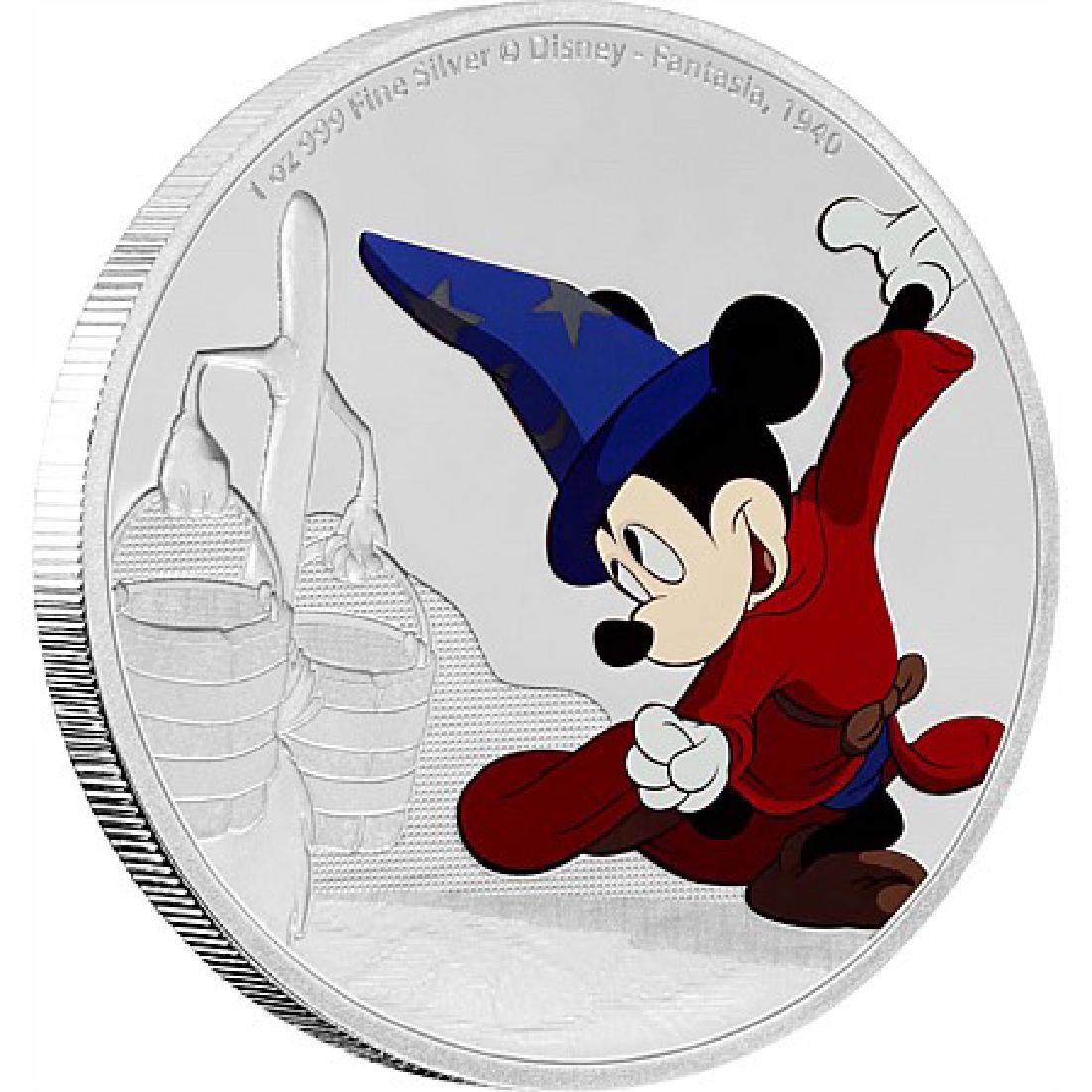 2017 1 oz Silver $2 Mickey Through the Ages: Fantasia: One 2017 1 oz Silver $2 Mickey Through the Ages: Fantasia. This coin is the fourth in the "Mickey Through the Ages" coin collection celebrating the much-loved Disney character, Mickey Mouse, and his c