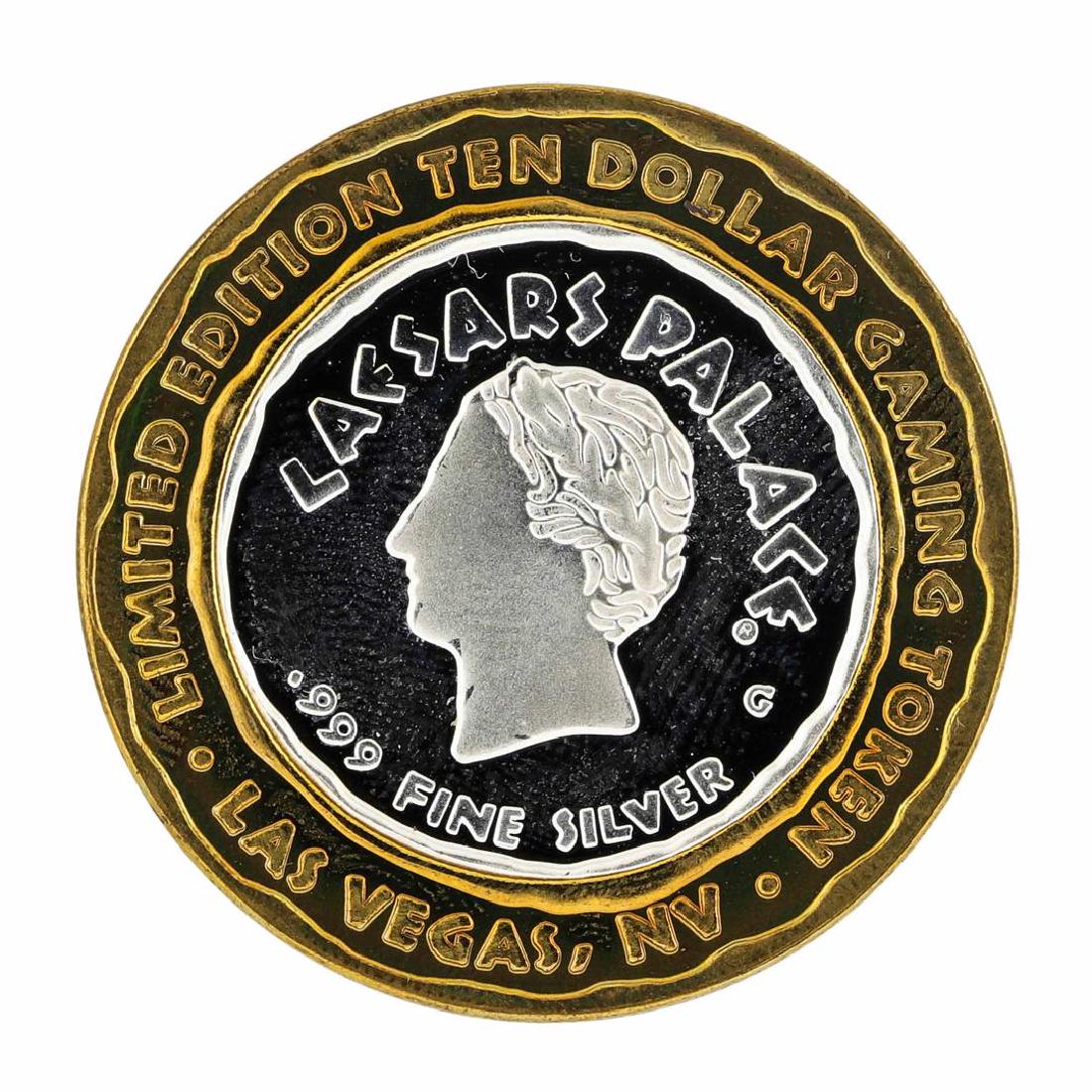 .999 Silver Caesars Palace Las Vegas, Nevada $10 Casino: One .999 Silver Caesars Palace Las Vegas, Nevada $10 Casino Limted Edition Gaming Token.