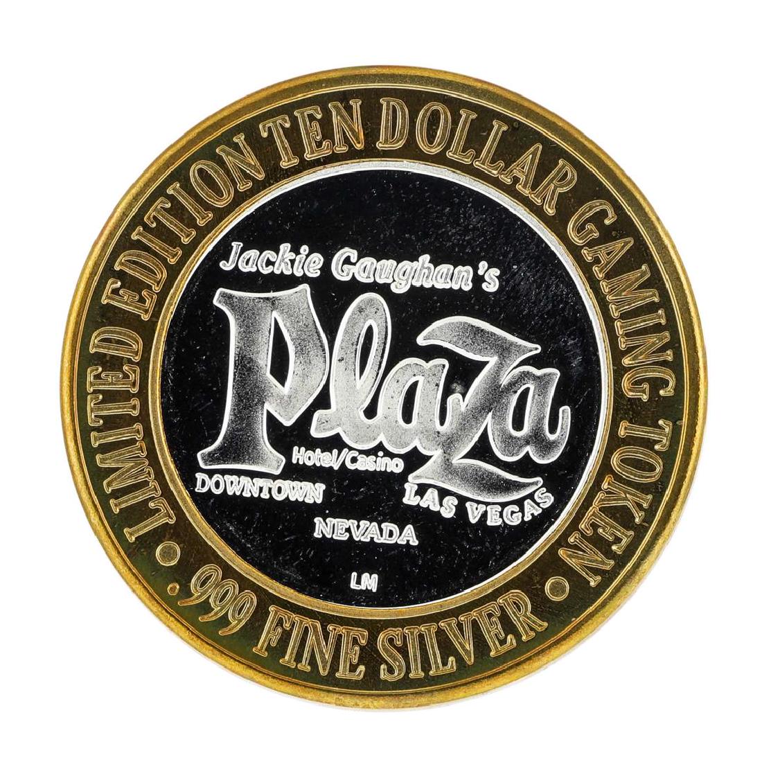 .999 Silver Plaza Hotel & Casino Las Vegas, Nevada $10: One .999 Silver Plaza Hotel & Casino Las Vegas, Nevada $10 Limited Edition Gaming Token.