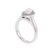 14KT White Gold 0.97 ctw Pear Shaped Diamond Engagement - 3