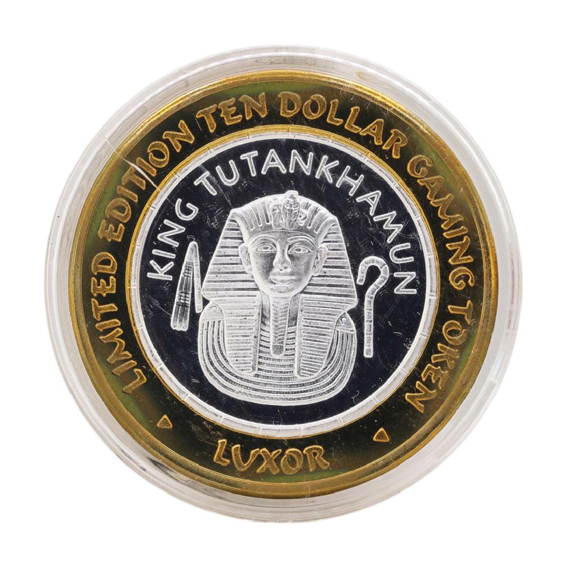 .999 Silver Luxor Las Vegas, Nevada $10 Casino Limited: One .999 Silver Luxor Las Vegas, Nevada $10 Casino Limited Edition Gaming Token.