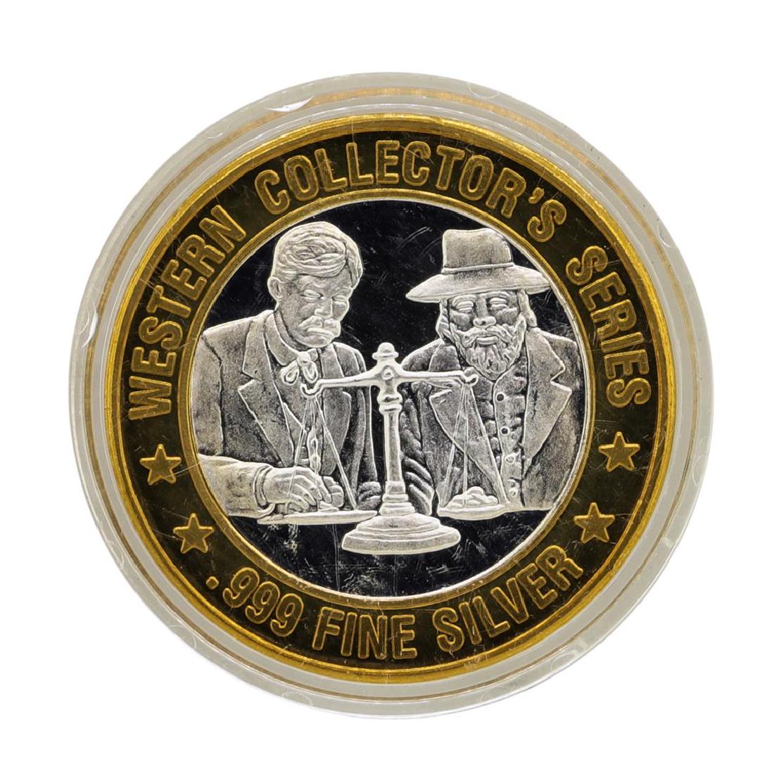 .999 Silver Sam's Town Las Vegas, NV $10 Casino Limited: One .999 Silver Sam's Town Las Vegas, NV $10 Casino Limited Edition Gaming Token.