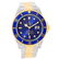 Rolex Submariner Steel Blue Dial 18K Yellow Gold Mens