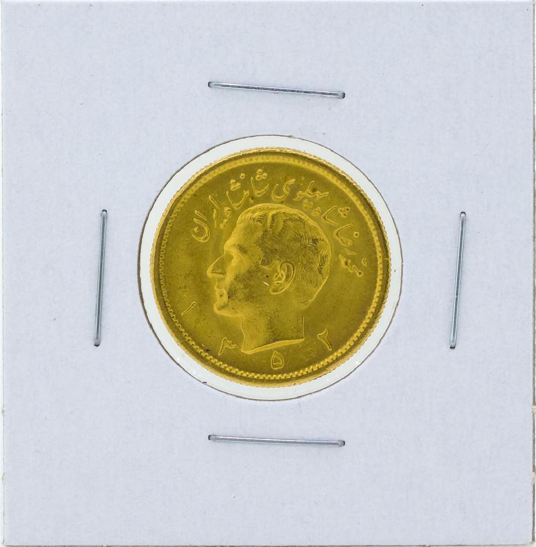 Iran 1 Pahlavi Gold Coin: One Iran 1 Pahlavi Gold Coin.