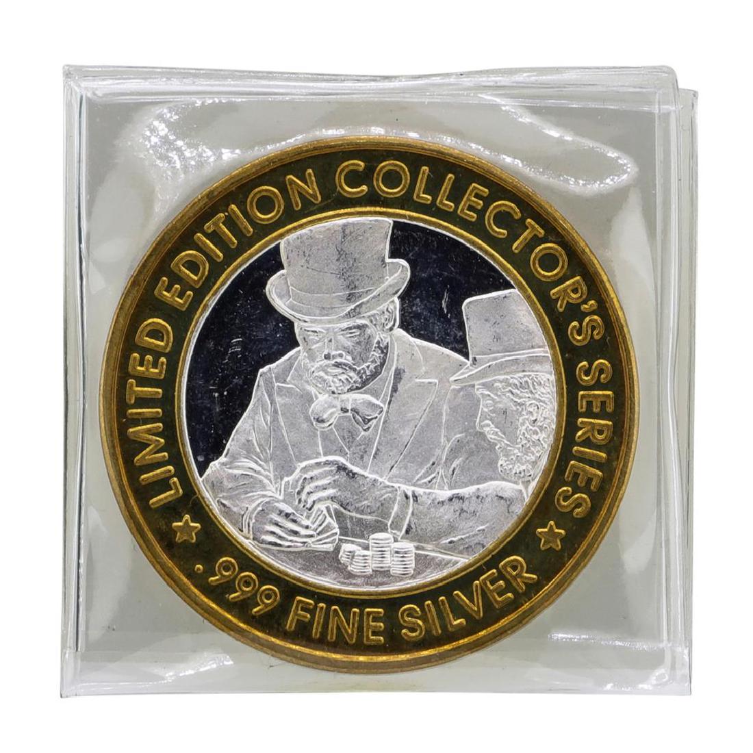 .999 Silver Bally Bart Tunica, Mississippi $10 Casino: One .999 Silver Bally Bart Tunica, Mississippi $10 Casino Limited Edition Gaming Token.