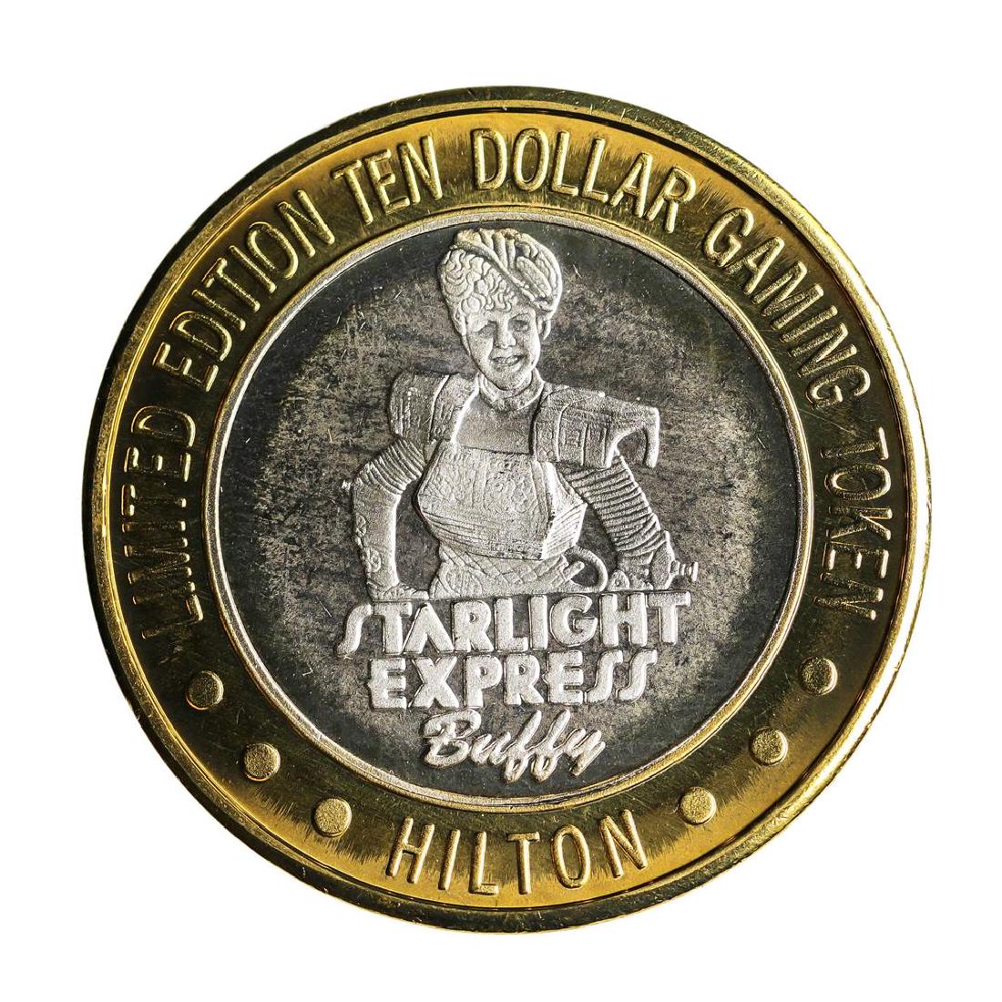 .999 Silver Hilton Las Vegas, Nevada $10 Casino Limited: One .999 Silver Hilton Las Vegas, Nevada $10 Casino Limited Edition Gaming Token.