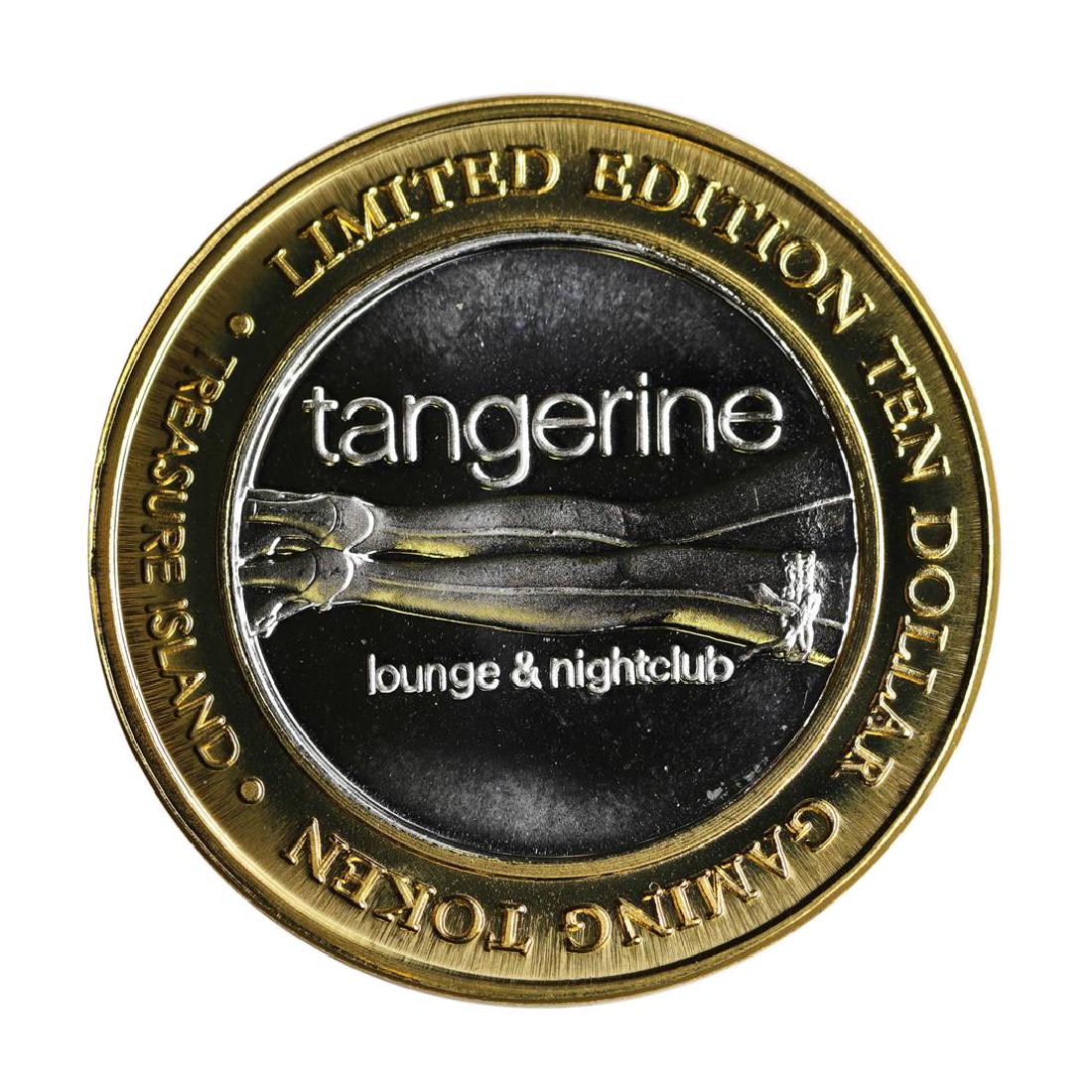 .999 Silver Treasure Island Las Vegas, Nevada $10: One .999 Silver Treasure Island Las Vegas, Nevada $10 Casino Limited Edition Gaming Token.