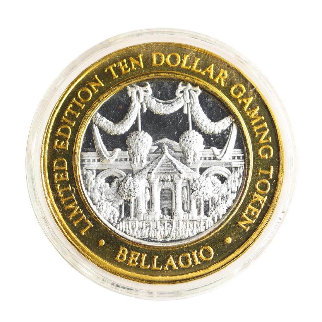 .999 Silver Bellagio Las Vegas, NV $10 Casino Limited: One .999 Silver Bellagio Las Vegas, NV $10 Casino Limited Edition Gaming Token.