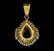 14KT Two Tone Gold 6.90 ctw Amethyst Pendant - 2