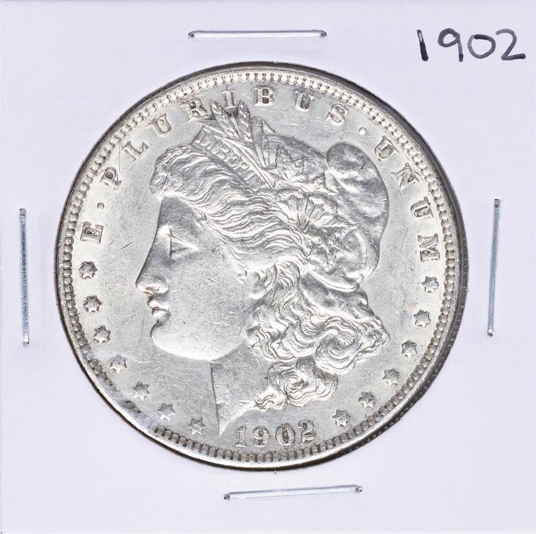 1902 $1 Morgan Silver Dollar Coin: One 1902 $1 Morgan Silver Dollar Coin.