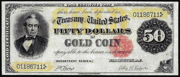 1882 $50 Gold Certificate Note 1882 $50 Gold Certificate Note