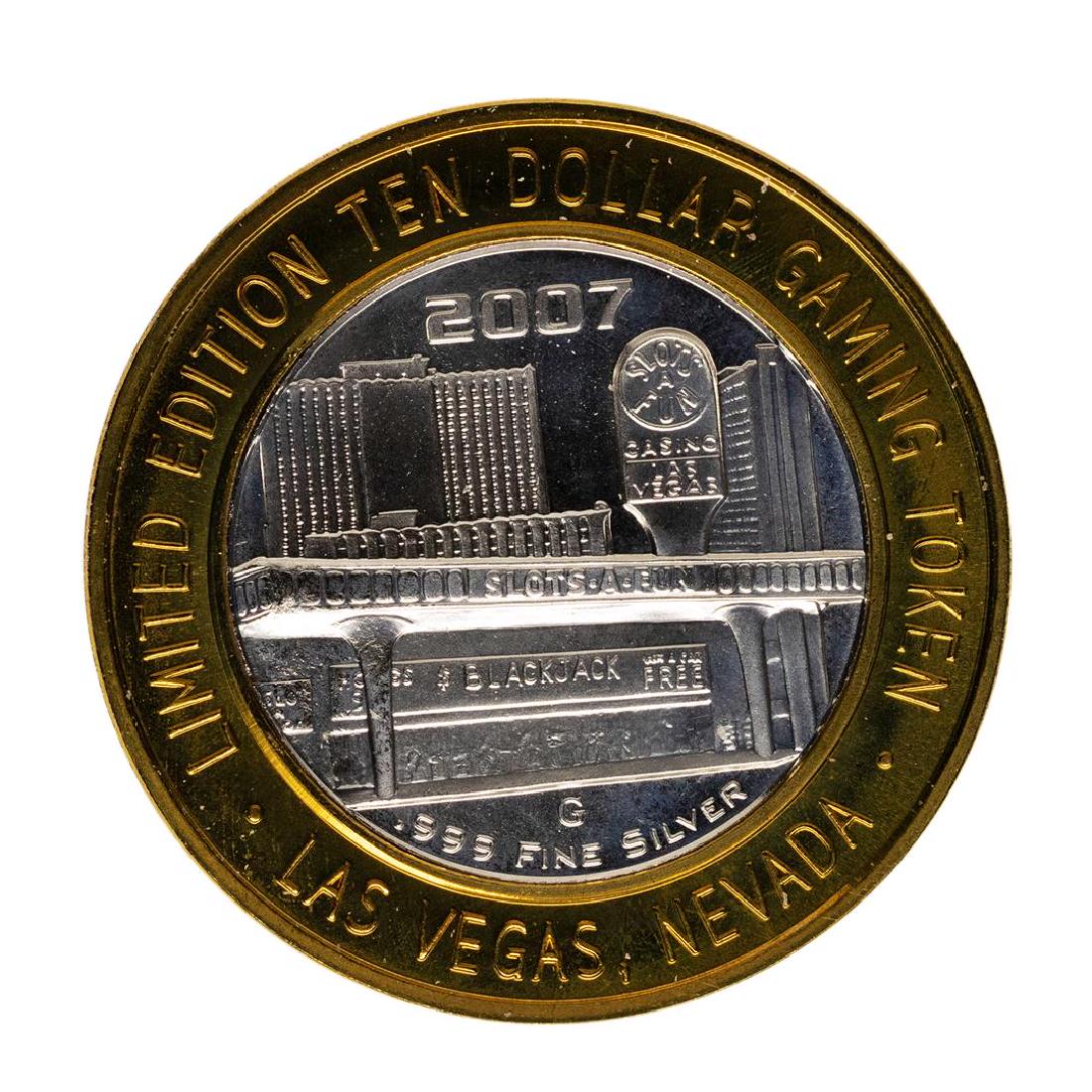 .999 Fine Silver Slots A Fun Casino Las Vegas, NV $10: One .999 Fine Silver Slots A Fun Casino Las Vegas, NV $10 Limited Edition Gaming Token.
