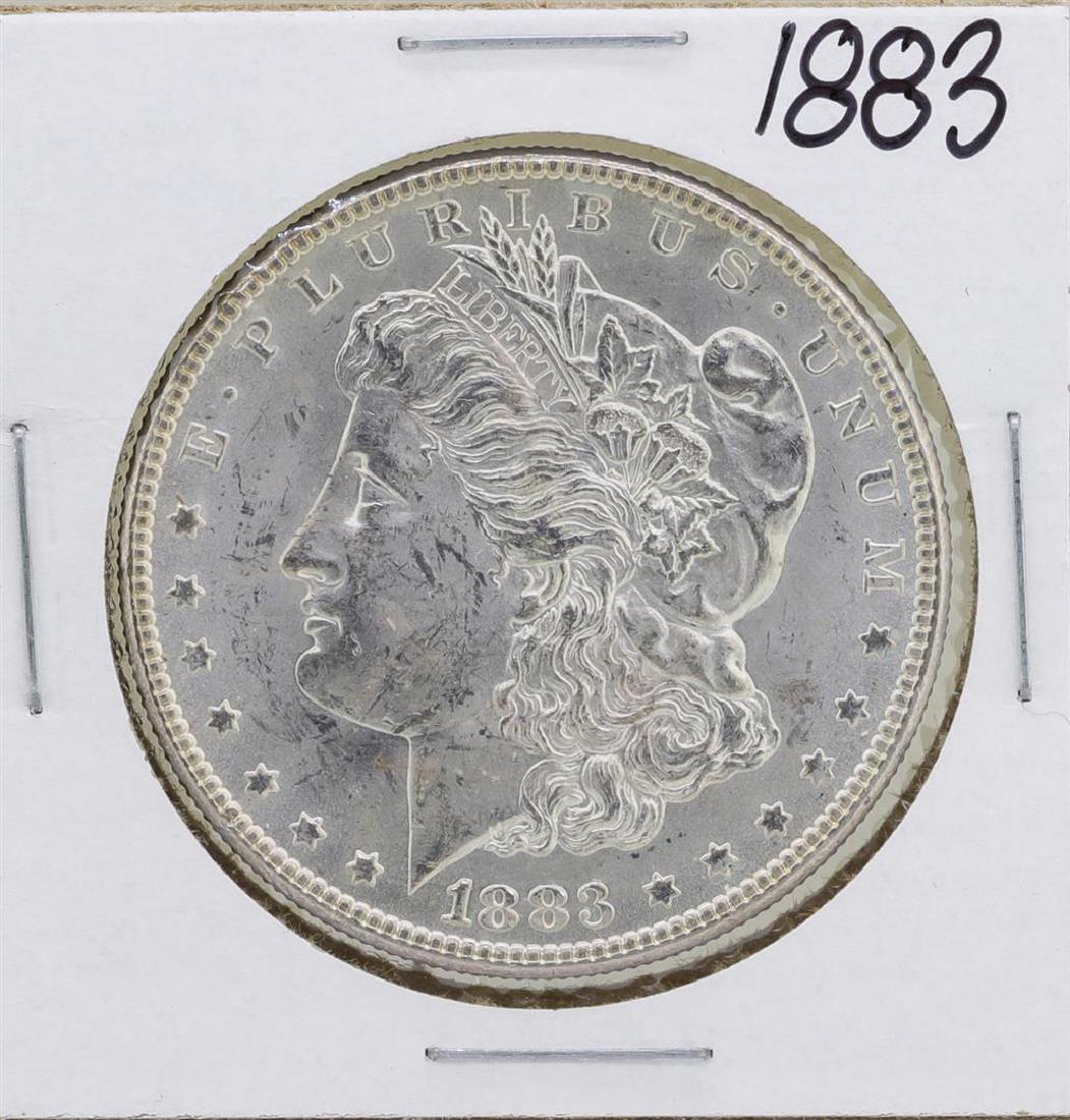 1883 $1 Morgan Silver Dollar Coin: One 1883 $1 Morgan Silver Dollar Coin.