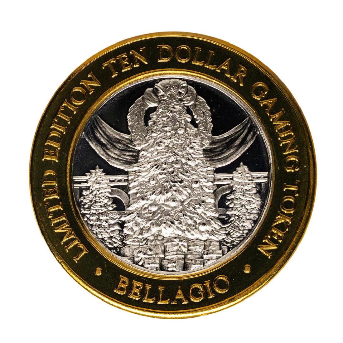 .999 Fine Silver Bellagio Las Vegas, Nevada $10 Limited: One .999 Fine Silver Bellagio Las Vegas, Nevada $10 Limited Edition Gaming Token.