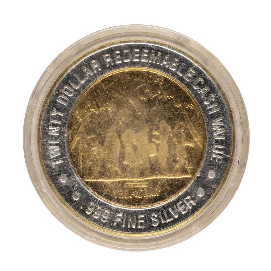 .999 Fine Silver Tropicana Las Vegas, Nevada $10: One .999 Fine Silver Tropicana Las Vegas, Nevada $10 Limited Edition Gaming Token.