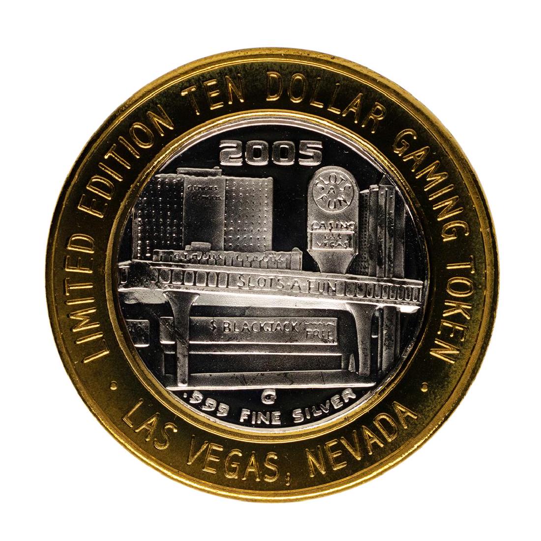.999 Fine Silver Slots A Fun Casino Las Vegas, NV $10: One .999 Fine Silver Slots A Fun Casino Las Vegas, NV $10 Limited Edition Gaming Token.