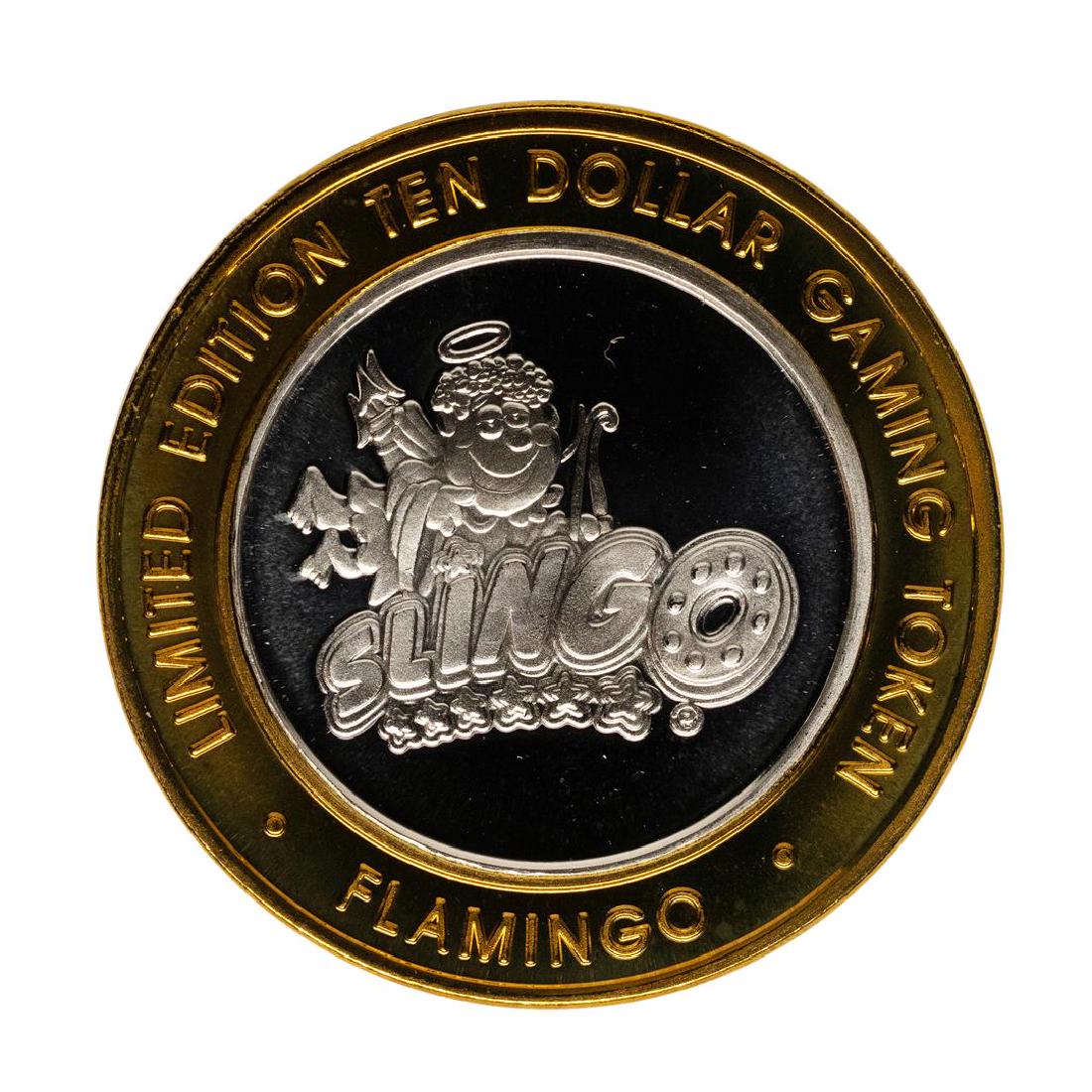 .999 Fine Silver Flamingo Las Vegas, Nevada $10 Limited: One .999 Fine Silver Flamingo Las Vegas, Nevada $10 Limited Edition Gaming Token.