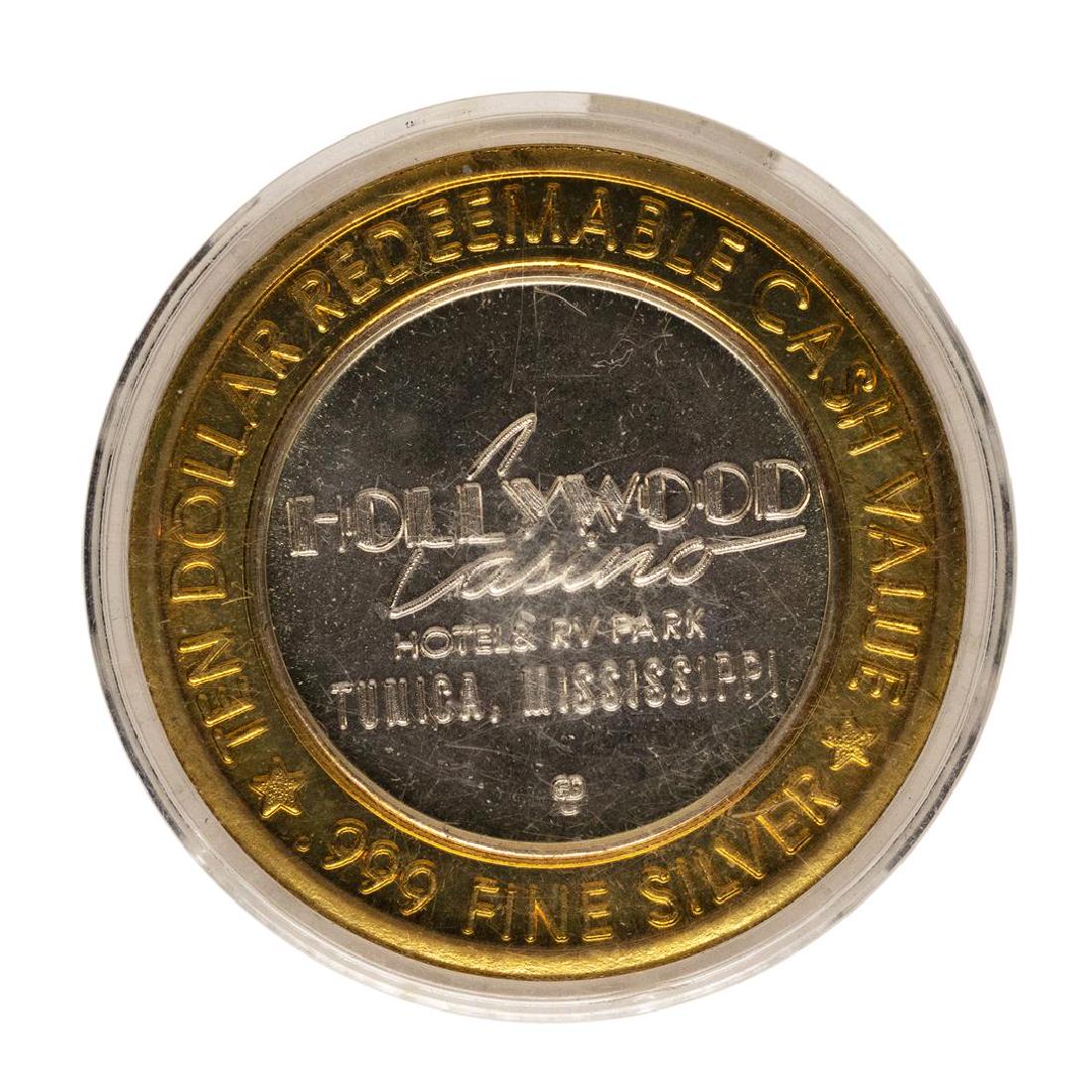 .999 Fine Silver Excalibur Las Vegas, Nevada $10: One .999 Fine Silver Excalibur Las Vegas, Nevada $10 Limited Edition Gaming Token.